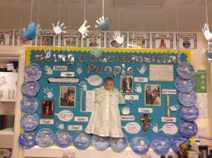 Reception display of the Sacraments