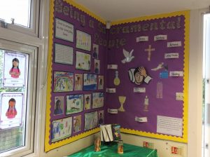 Year 2 display of the Sacraments